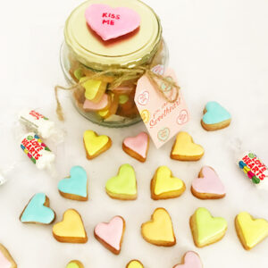 Mini heart jar